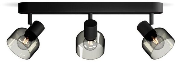 Philips 8720169299610 Sleet stropní bodové svítidlo/spot 3xE14 černá, kouřová, ClickFix