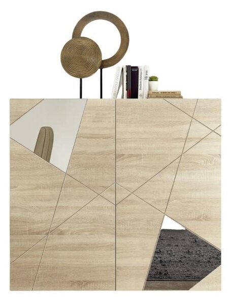 Komoda TAVRI 121x111x42 cm dub sonoma