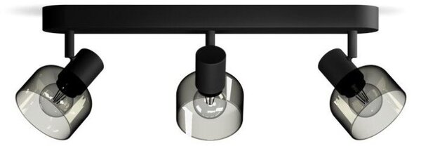 Philips 8720169299610 Sleet stropní bodové svítidlo/spot 3xE14 černá, kouřová, ClickFix