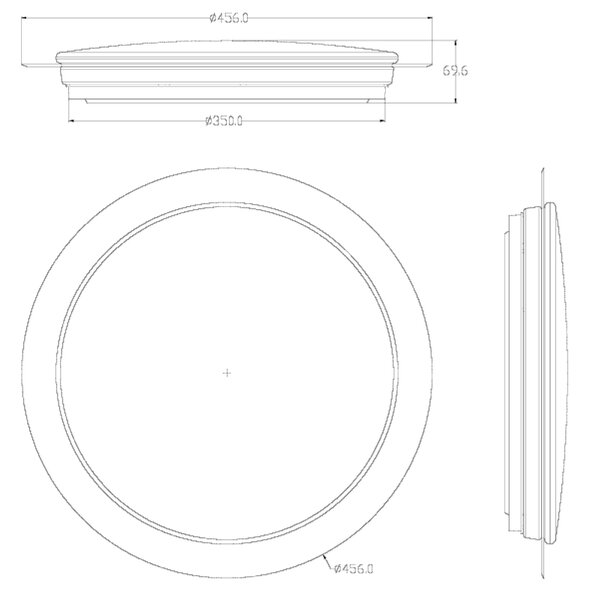 GLOBO Smart LED stropní svítidlo Optima ⌀ 45,5cm, 30W, 2700-6500K