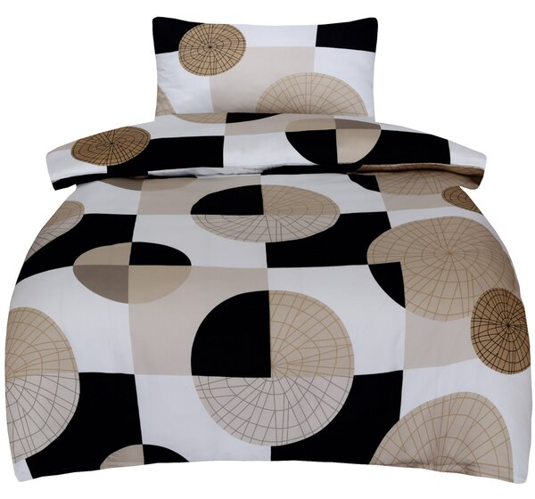 Jahu MyHouse Twist saténové bavlněné povlečení Rozměr: 1x 70 x 90 a 1x 140 x 200 cm
