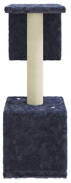Škrabadlo pro kočky se sisalovými sloupky tmavě šedé 60 cm 171432