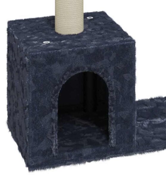 Škrabadlo pro kočky se sisalovými sloupky tmavě šedé 60 cm 171432