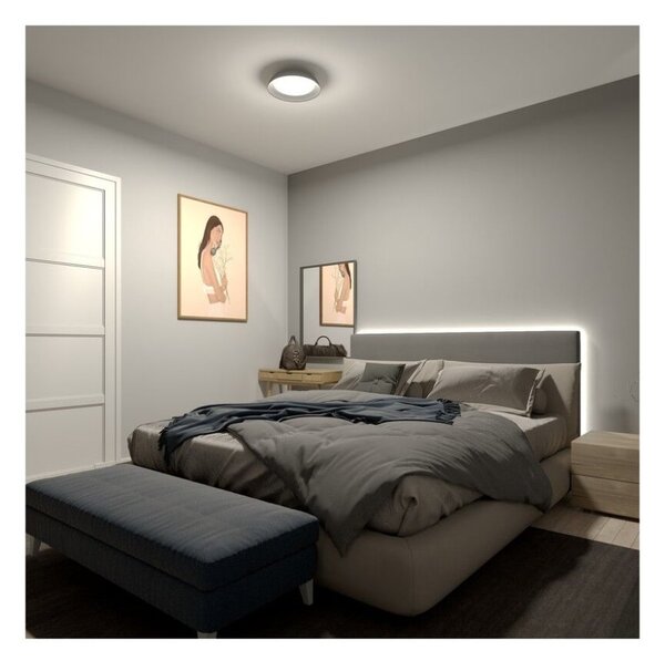 Philips UltraEfficient 8720169300996 Fleta stropní svítidlo D350mm LED 10W/1950lm 4000K průhledná, SceneSwitch