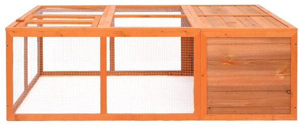Zahradní klec pro zvířata 150 x 100 x 50 cm masivní jedle 171452