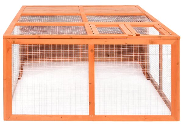 Zahradní klec pro zvířata 150 x 100 x 50 cm masivní jedle 171452