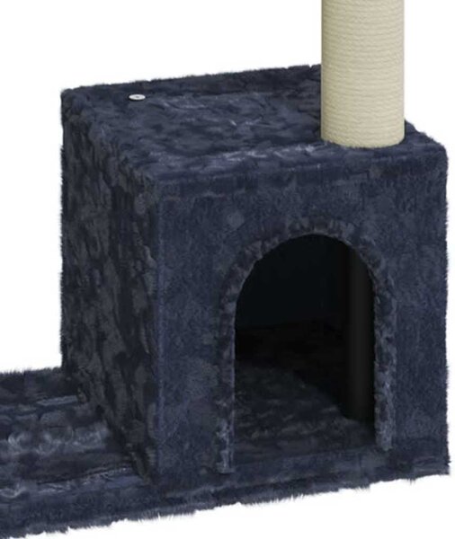 Škrabadlo pro kočky se sisalovými sloupky tmavě šedé 70 cm 171435
