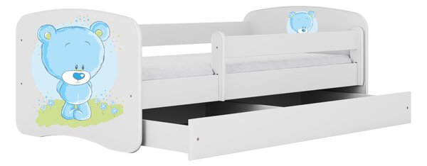 Kocot kids Dětská postel Babydreams medvídek bílá, varianta 70x140, bez šuplíků, bez matrace