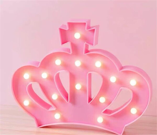 Hjlight led písmena světla baterie napájená růžovými dekorativními pro události svatební party narozeniny
