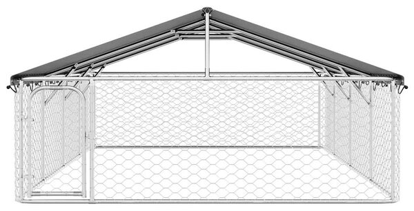 Venkovní psí kotec se střechou 600 x 300 x 150 cm 171502