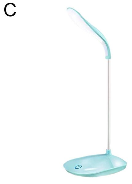 HJ Přenosný stolní stojan USB LED lampy Barva: Modrá/Blue