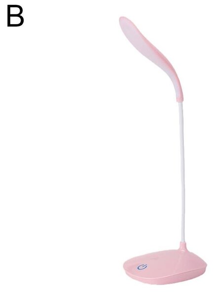 HJ Přenosný stolní stojan USB LED lampy Barva: růžová/ Pink