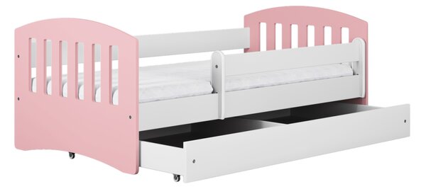 Kocot kids Dětská postel Classic 1 mix růžová, varianta 80x140, bez šuplíků, bez matrace