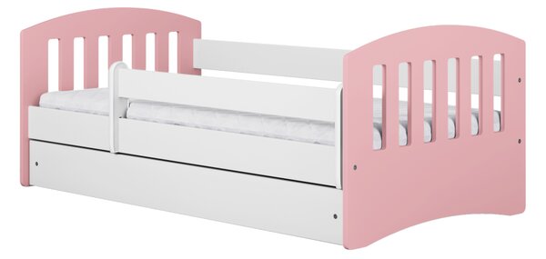 Kocot kids Dětská postel Classic 1 mix růžová, varianta 80x140, bez šuplíků, bez matrace