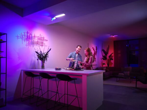 Philips HUE White and color ambiance 8720169318373 Centris stropní svítidlo LED/2-spot LED 11W + 2xGU10 4,2W 2000-6500K+RGB bílá