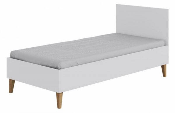 Kocot kids Dětská postel Kubi bílá, varianta 80x180, bez šuplíků, bez matrace