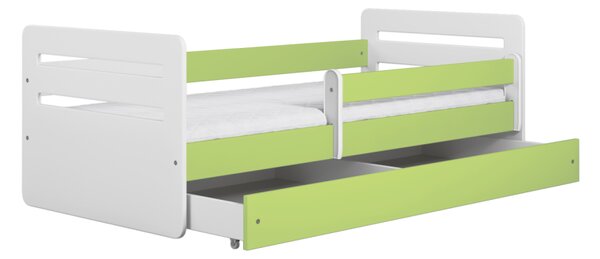 Kocot kids Dětská postel Tomi zelená, varianta 80x140, bez šuplíků, bez matrace