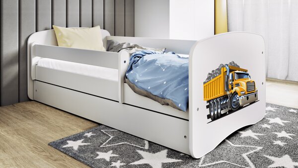 Kocot kids Dětská postel Babydreams tatra bílá, varianta 70x140, bez šuplíků, bez matrace