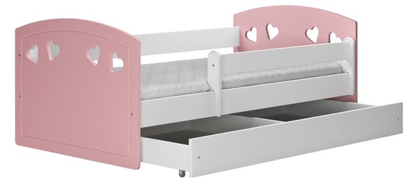 Kocot kids Dětská postel Julia mix růžová, varianta 80x140, bez šuplíků, bez matrace