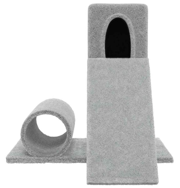 Škrabadlo pro kočky se sisalovým sloupkem světle šedé 59 cm 171607