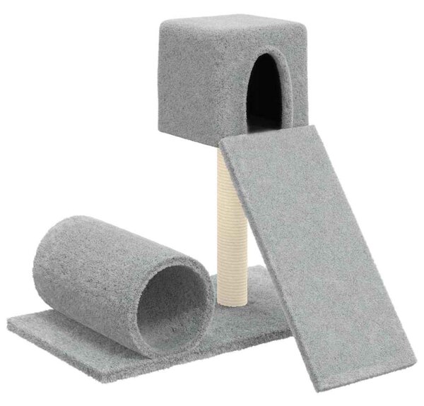 Škrabadlo pro kočky se sisalovým sloupkem světle šedé 59 cm 171607
