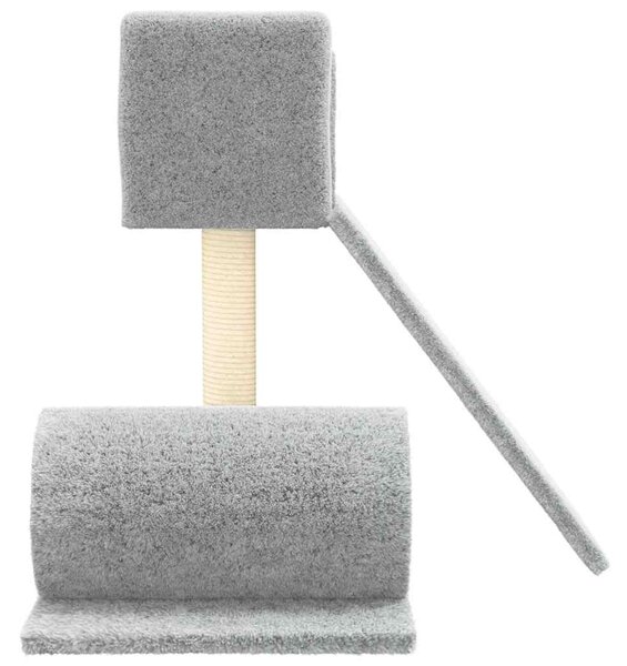 Škrabadlo pro kočky se sisalovým sloupkem světle šedé 59 cm 171607