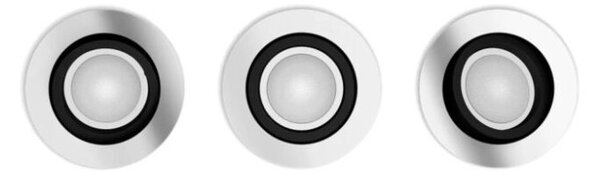 Philips HUE White Ambiance 8720169319813 Milliskin zápustné svítidlo GU10 3x4,2W/400lm 2200-6500K hliník BlueTooth 3-set