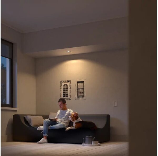 Philips Hue White Ambiance 8720169319875 MILLISKIN zápustné svítidlo D90mm GU10 4,2W/400lm 2200-6500K bílá bluetooth