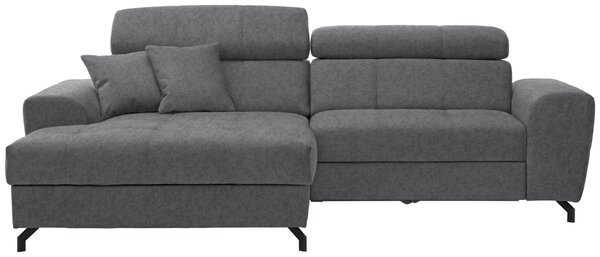 ROHOVÁ SEDAČKA, textil, šedá Carryhome - Sedací soupravy, Online Only