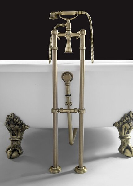Reitano Rubinetteria Reitano Rubinetteria, ANTEA připojení instalaci vanové baterie do prostoru (pár), bronz, 9846