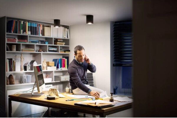 Philips HUE White Ambiance 8720169319936 Milliskin zápustné svítidlo GU10 3x4,2W/400lm 2200-6500K bílá BlueTooth 3-set