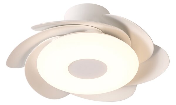 Mantra 8703 Flower, rozvinovací ventilátor se svítidlem a dálk. ovladačem, LED 24W 2700-5000K, bílá, průměr 50/79cm