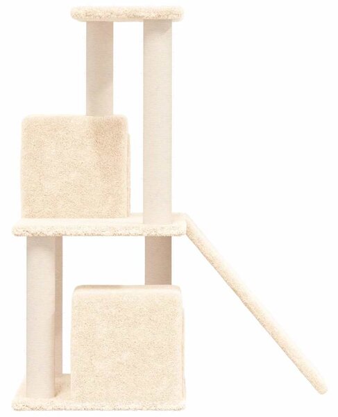 Škrabadlo pro kočky se sisalovými sloupky krémové 82 cm 171663