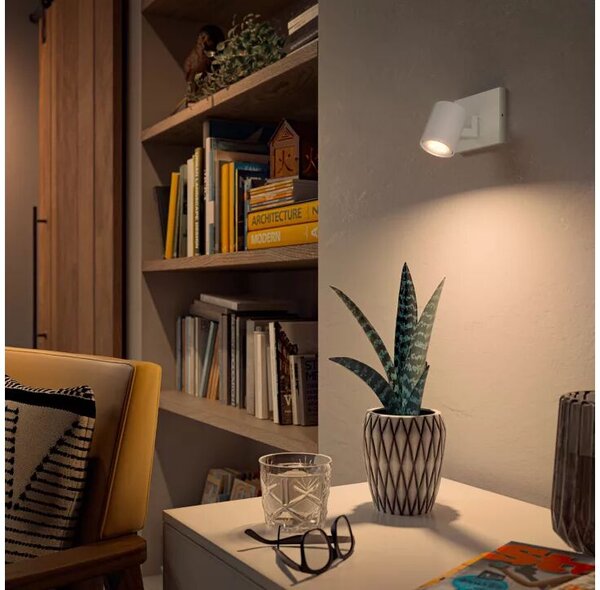 Philips Hue White Ambiance 8720169320659 Runner nástěnné bodové svítidlo/spot 1xGU10 4,2W/400lm 2200-6500K bílá bluetooth