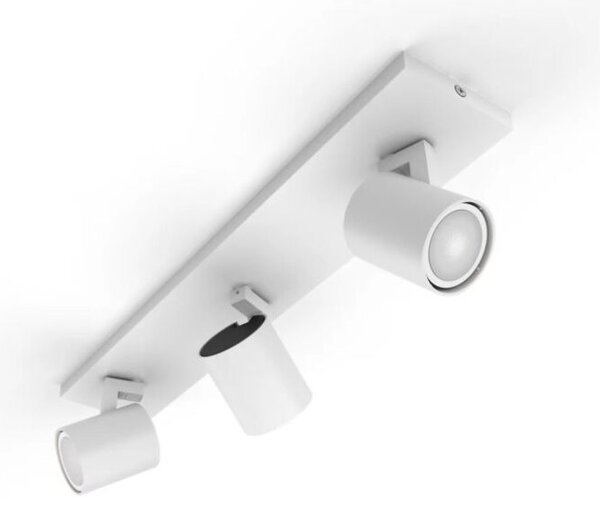 Philips Hue White Ambiance 8720169320536 Runner stropní bodové svítidlo 3xGU10 +SWITCH 3x4,2W/400lm 2200-6500K bílá bluetooth