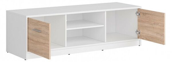 BRW TV stolek NEPO Plus RTV2D Barevné provedení: bílá / dub sonoma