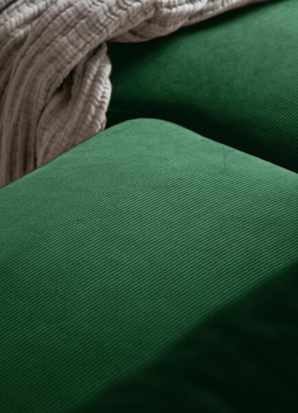 ROHOVÁ SEDAČKA, textil, smaragdově zelená MID.YOU - Sedací soupravy, Online Only