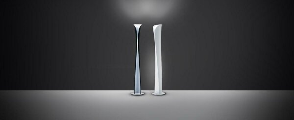 Artemide 1361010A - LED Stojací lampa CADMO LED/44W/230V + 1xGU10/10W/230V černá