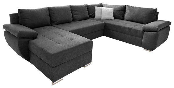 SEDACÍ SOUPRAVA, textil, antracitová P & B - Sedací soupravy, Online Only
