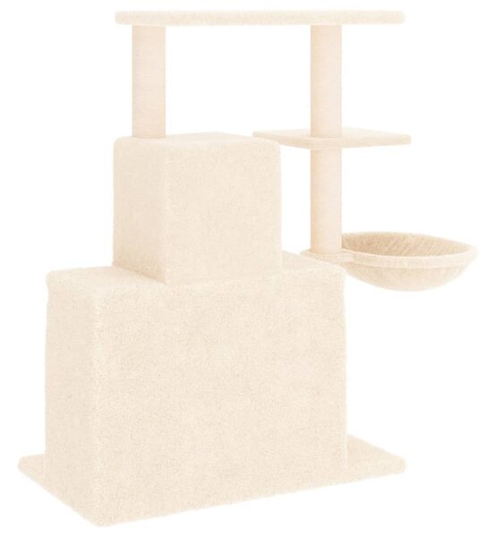 Škrabadlo pro kočky se sisalovými sloupky krémové 83 cm 171765