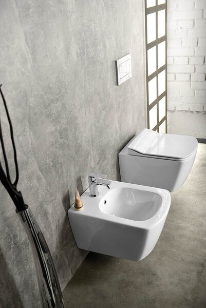 Sapho Sapho, GLANC bidet závěsný, 37x51,5 cm, GC510