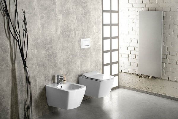 Sapho Sapho, GLANC bidet závěsný, 37x51,5 cm, GC510