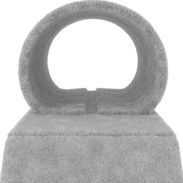 Škrabadlo pro kočky s tunelem a žebříkem světle šedé 55,5 cm 171790