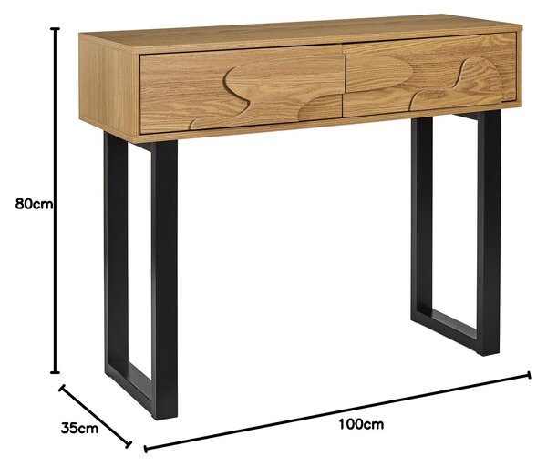 Konzolový stolek Calypso, moderní design, rozměry 100x80x35 cm