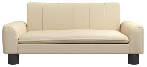 Pelíšek pro psy krémový 70 x 45 x 30 cm textil 171857