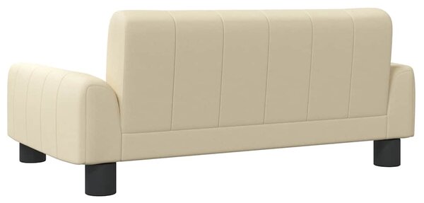 Pelíšek pro psy krémový 70 x 45 x 30 cm textil 171857