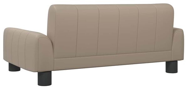 Pelíšek pro psy cappuccino 70 x 45 x 30 cm umělá kůže 171867