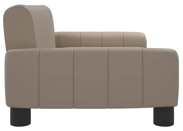 Pelíšek pro psy cappuccino 70 x 45 x 30 cm umělá kůže 171867