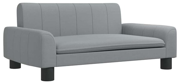 Pelíšek pro psy světle šedý 70 x 45 x 30 cm textil 171858