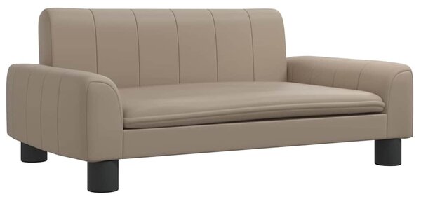 Pelíšek pro psy cappuccino 70 x 45 x 30 cm umělá kůže 171867